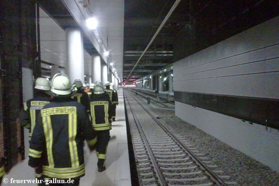 Einweisung in die Tunnelanlage am 15.07.2011